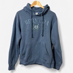 Ocean Beach Bermuda Blue Hoodie Size Large NWOT